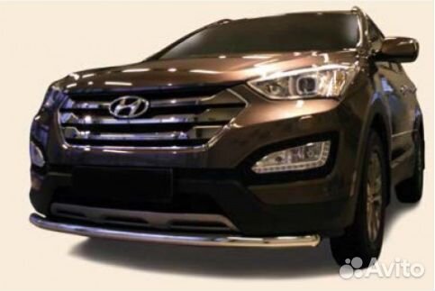 Защита перед. бампера Hyundai Santa Fe 3 2012-18