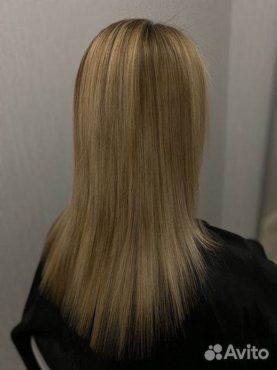 Кератиновое выпрямление волос