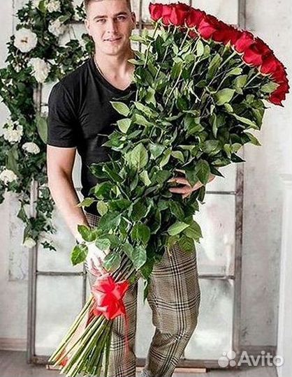 Букет роз 101 роза 51 роза
