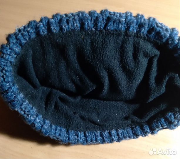 Мужская зимняя шапка на флисе