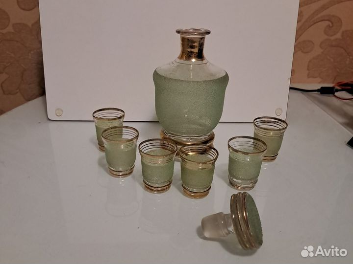 Графин с рюмками СССР