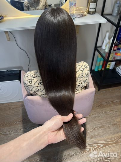 Кератиновое выпрямление волос/полировка/ботокс