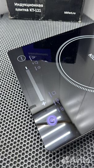 Индукционная плита мощная 2500 металл корпус сенсо