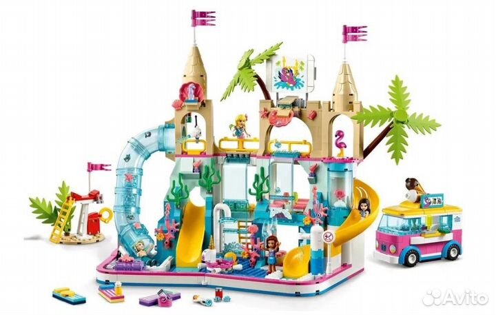 Конструктор Френдс Летний аквапарк 1013 дет