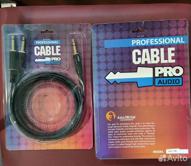 Коммутационный шнур, Proaudio trsy-2MS