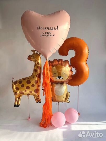 Воздушные шарики для выписки/ на день рождения