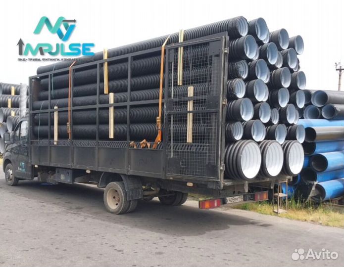 Труба гофрированная пнд ID 500 SN 8 пп PR-4