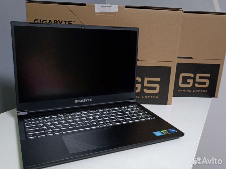 Новый игровой ноутбук Gigabyte G5 RTX 3050/8/512