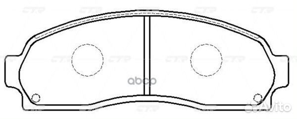 CKF-7 Колодки тормозные дисковые перед GK
