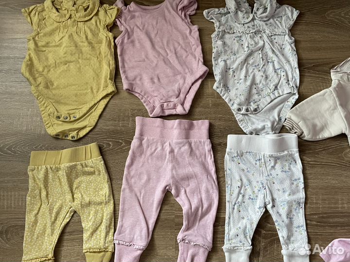 Пакет брендовых вещей на девочку 62-68