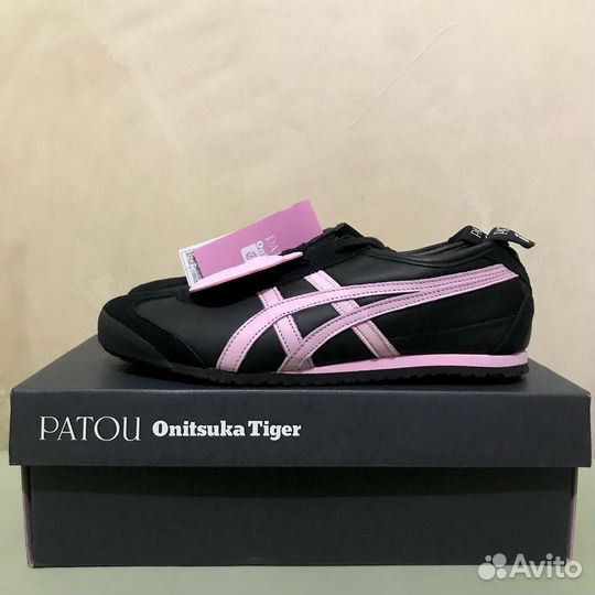 Patou xOnitsuka Tiger Mexico 66 Black Cotton Candy