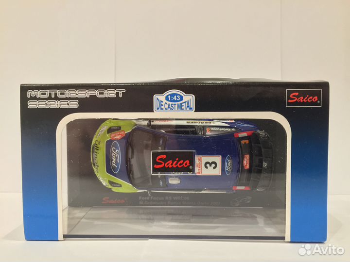 Коллекционная модель ford focus RS WRC06 1:43