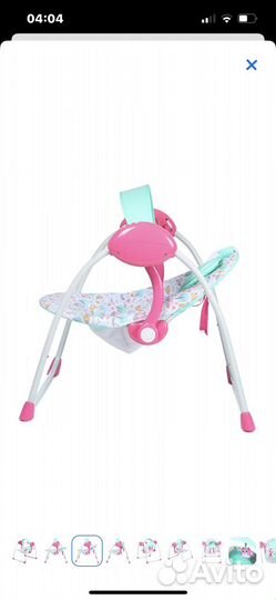 Качели babyton sleepy pink