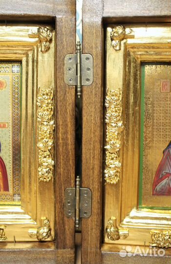 Венчальная пара, киот складень *