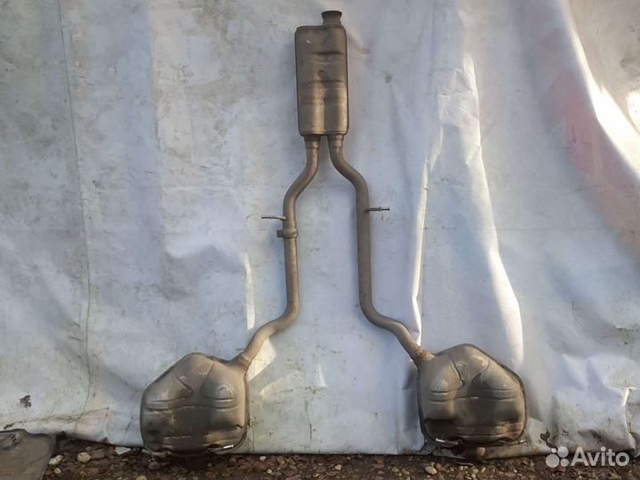 Глушитель задняя часть мерседес глк 204 рест