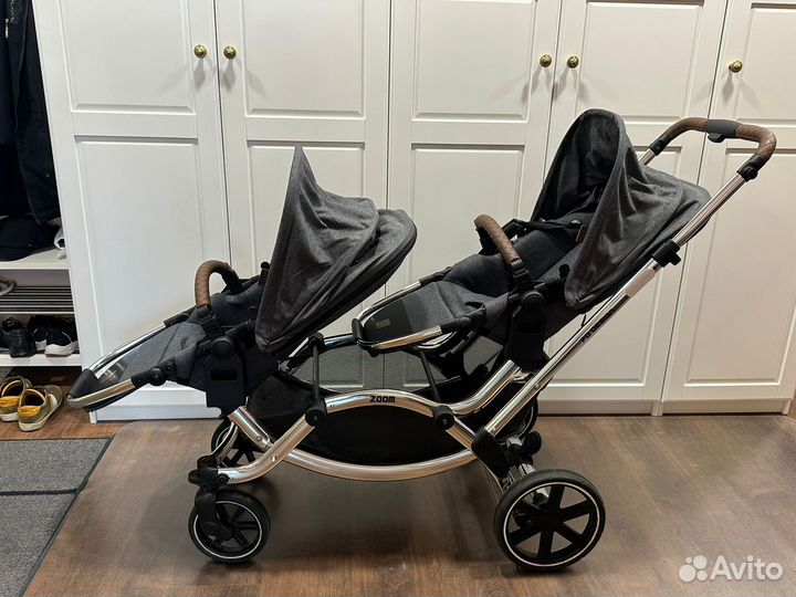 Коляска для двойни и погодок