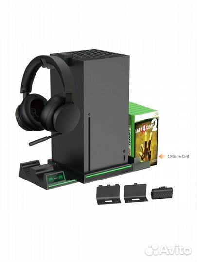 Cтанция+подставка+2аккумулятора xbox series X