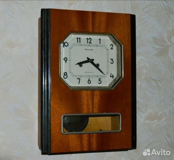 Часы янтарь с боем