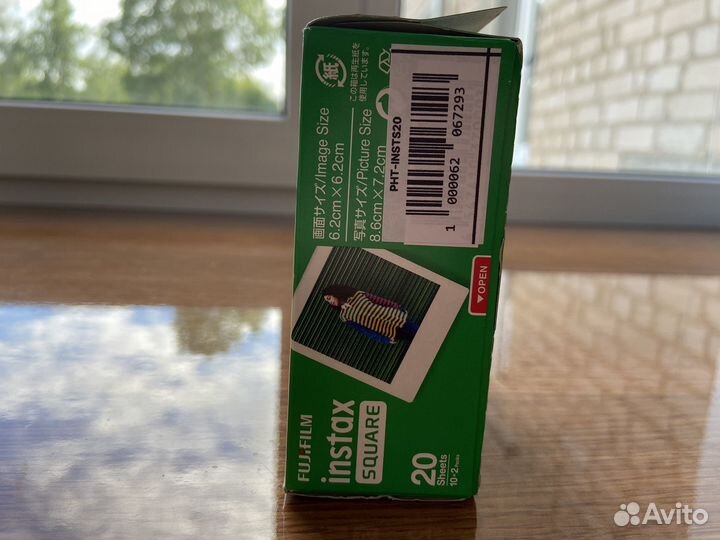 Картриджи instax mini square