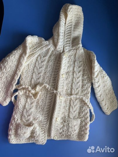 Теплая кофта для девочки