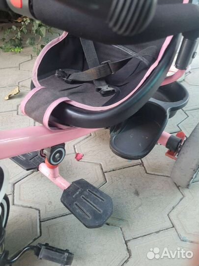 Трехколесный велосипед Kreiss с тентом Розовый