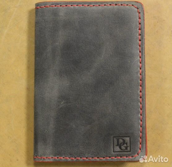 Обложка для документов натуральная кожа