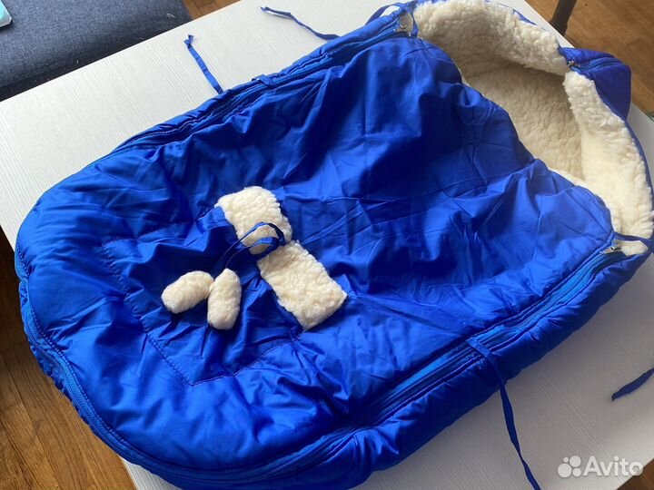 Конверт в коляску зимний на овчине