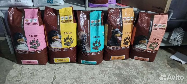 Корм для собак Дилли