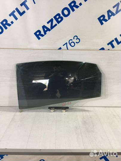 Стекло задней двери лев. nissan almera G15 1.6 мт