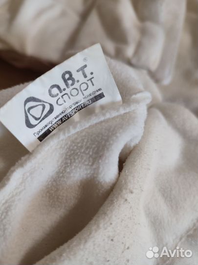 Варежки, рукавицы, муфта для коляски, бежевые