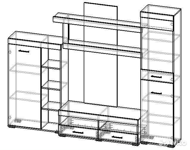 Стенка гостиная маэстро