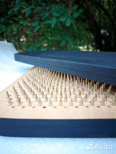 Доска садху динамические гвозди пули. Производство