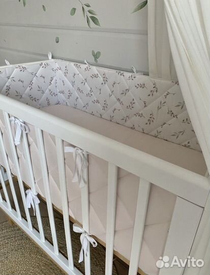 Бортики в кроватку для новорожденных плед одеялко