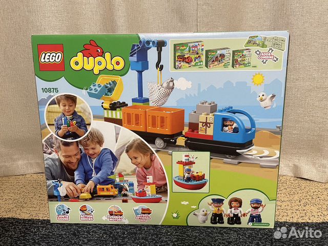 Конструктор Lego duplo 10875 Грузовой поезд новый купить в Москве ...