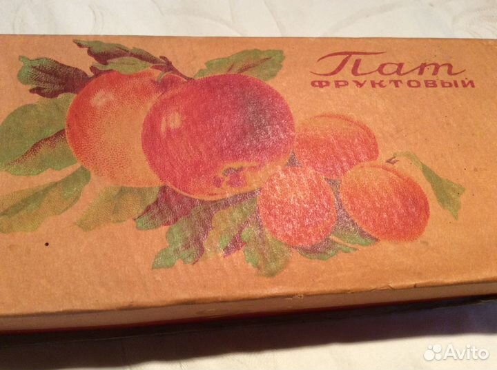 Коробки винтаж ретро пат фруктовый 1959 год