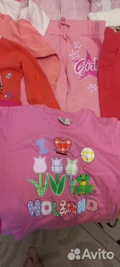 Вещи пакетом д/девочки р.92-98