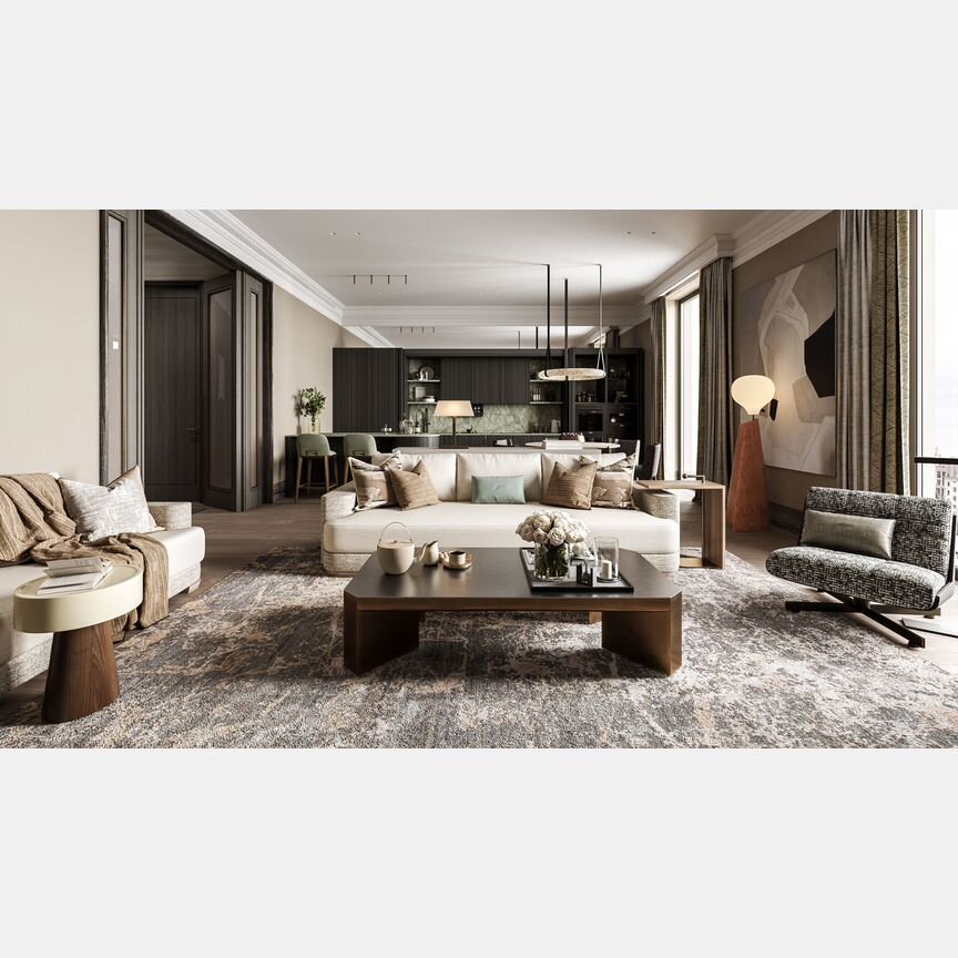 3-к. квартира, 210,6 м², 4/7 эт.