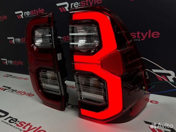 Фонари задние Toyota Hilux PickUp с16г D2161