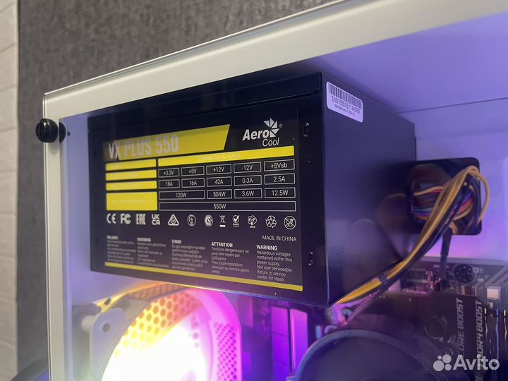 Блок питания aerocool 550w