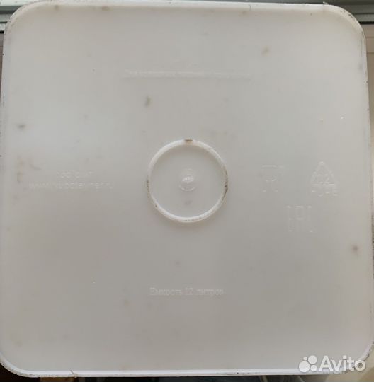 Куботейнер 12л для пищевых продуктов