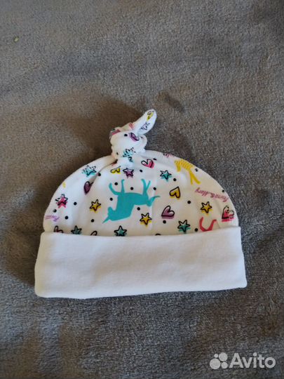 Пеленка кокон на молнии с шапочкой 56-62