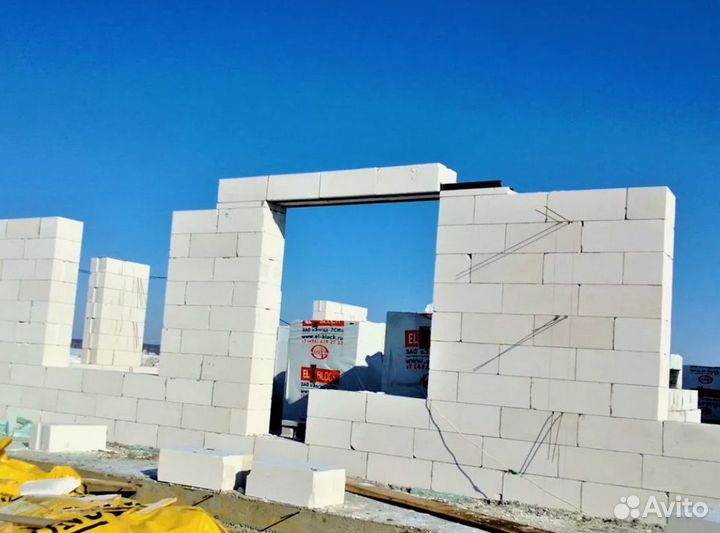 Перегородочные блоки D 500 600х300х250 мм