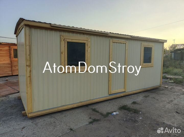 Бытовка дачная новая. Электрика в подарок