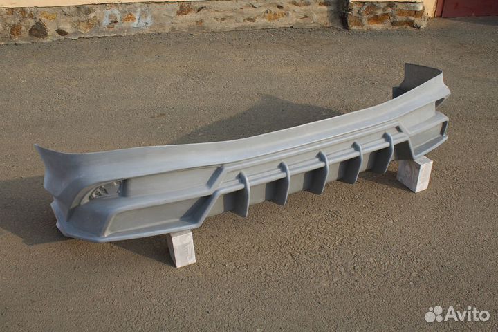 Lexus RX 2019+ Диффузор заднего бампера Wald H5LK4