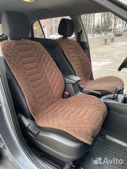 Накидки на сиденья Анаконда коричневые