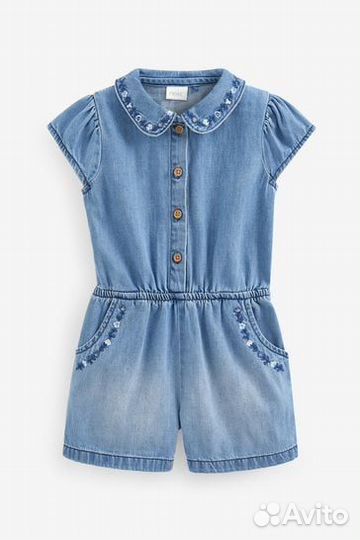 Новый джинсовый комбинезон next 110 из Англии