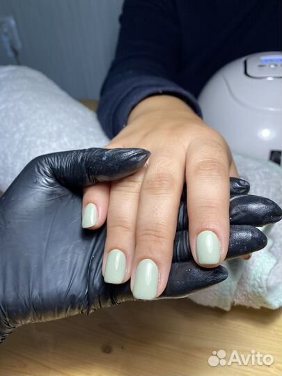 Маникюр с покрытием гель лак