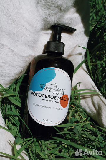Лососевое масло для собак натуральное