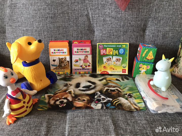 Игрушки пакетом, машинки, детский инструмент