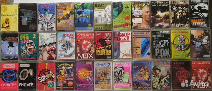 Аудио кассеты на буквы Л,М,Н Запечатаны